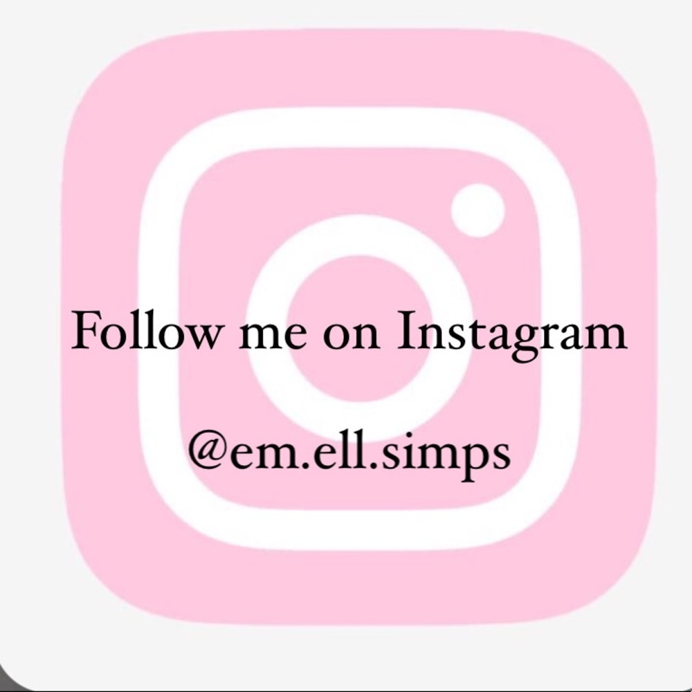 Follow me on Instagram!
